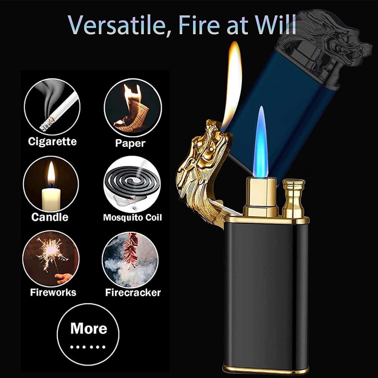 versatile fire flame pocket lighter